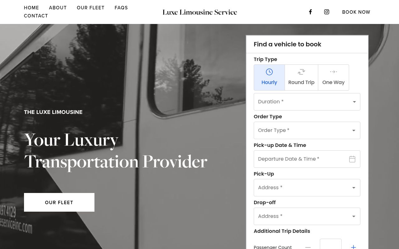 Luxe Limousine Image