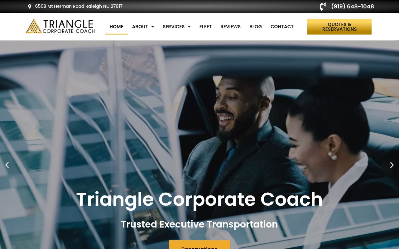 Triangle Corporate Coach Image