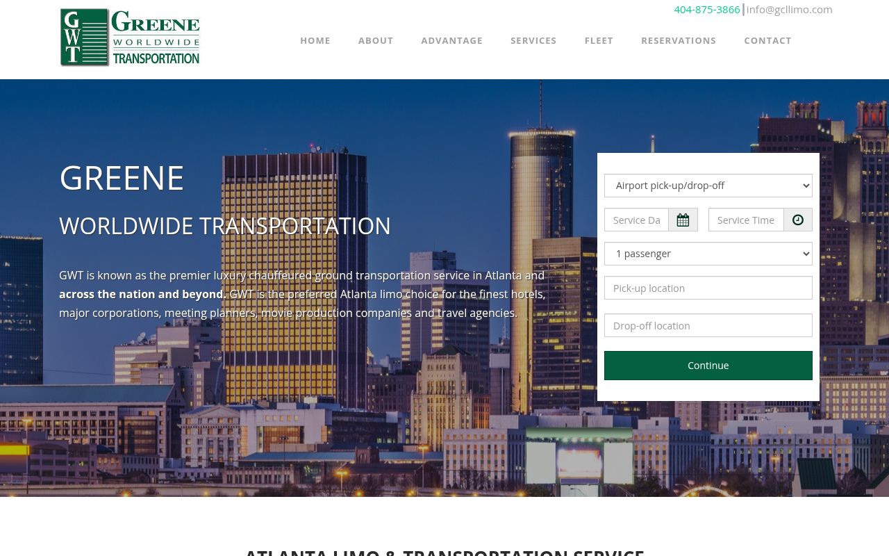 Greene Worldwide Transportation Image