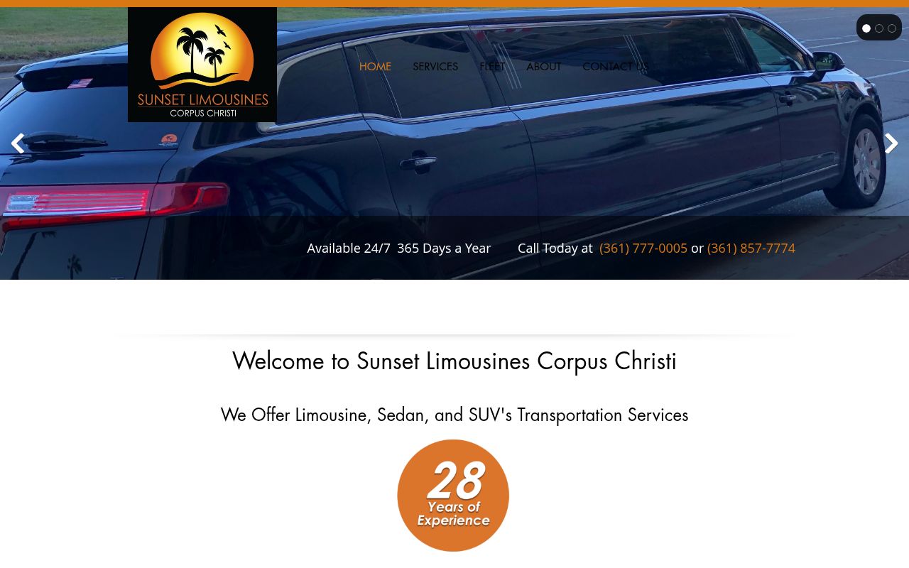 Sunset Limo & Black Car Service of Corpus Christi Image