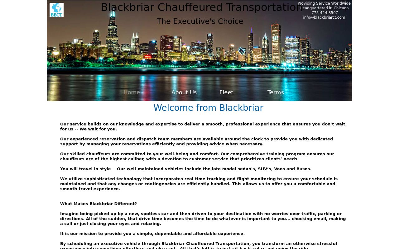 Blackbriar Chauffeured Image