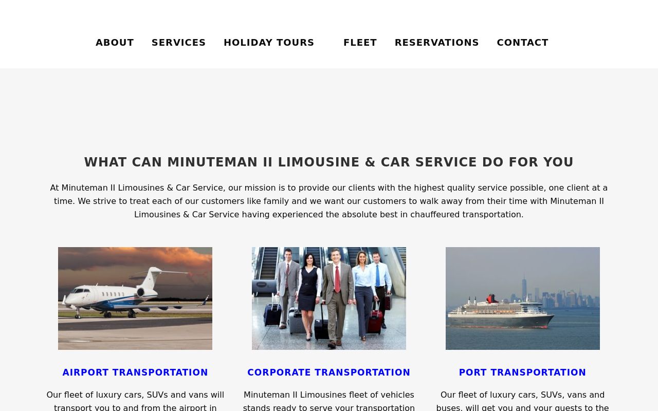 Minuteman Limousine & Car Service Image