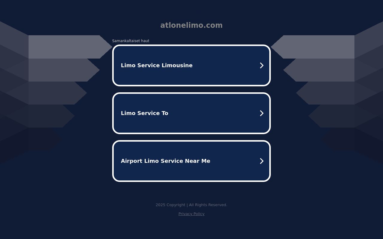 ATL One Limo Image