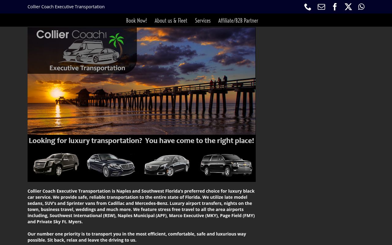 Collier Coach Executive Transportation Image