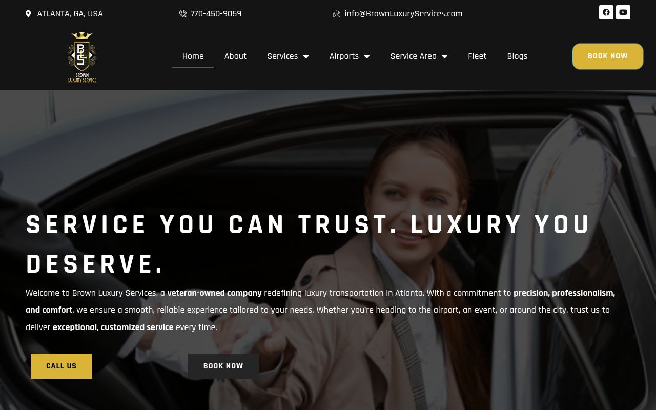 Brown Luxury Services Image