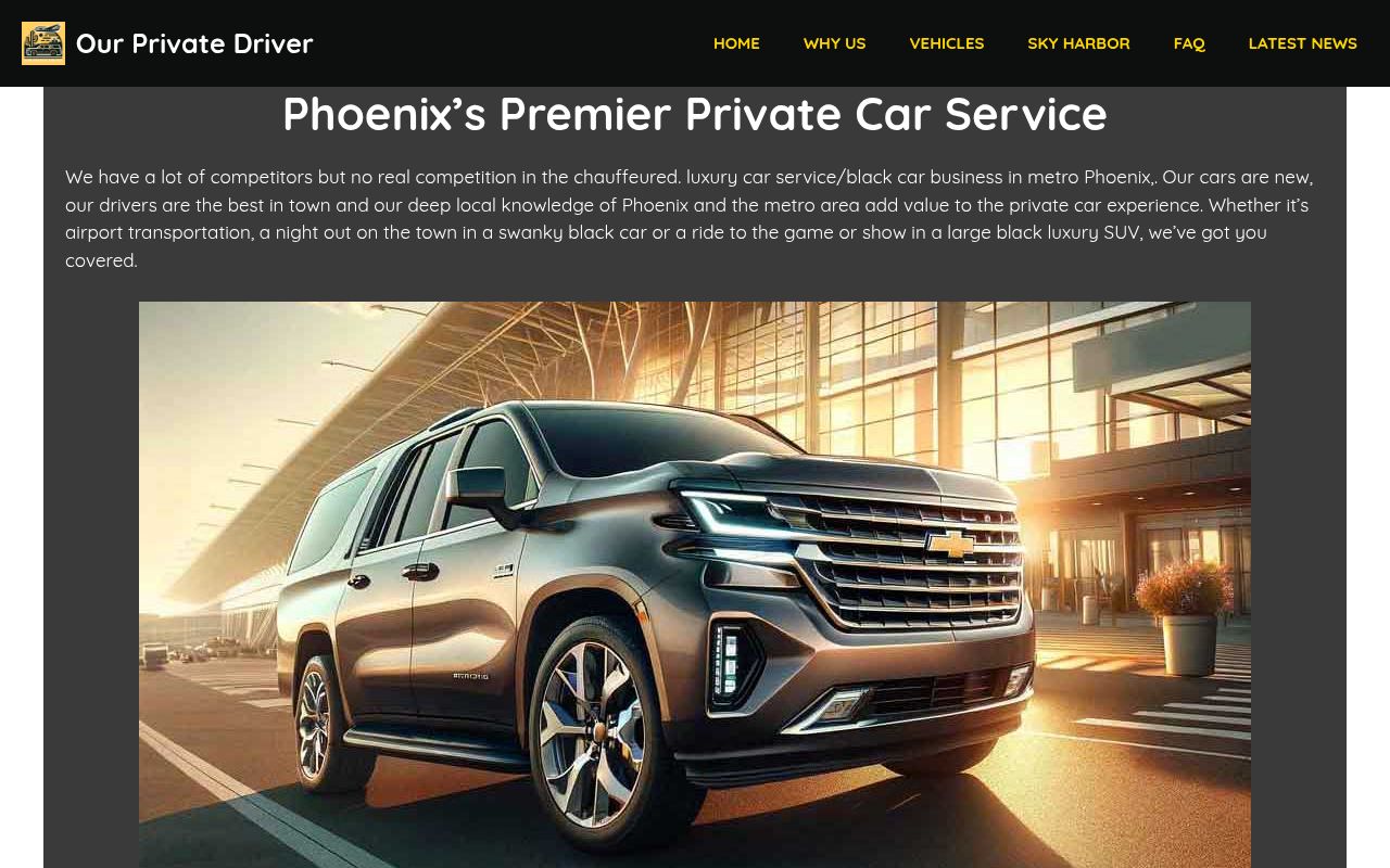 Our Private Driver Image