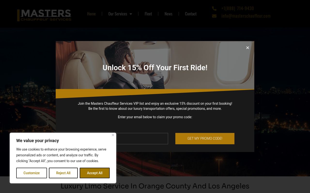 Masters Chauffeur Services LLC Image