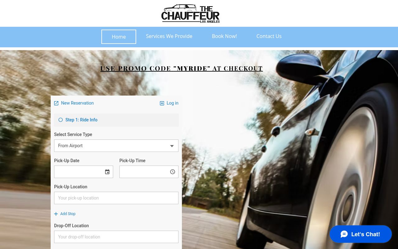 The Chauffeur LA Image