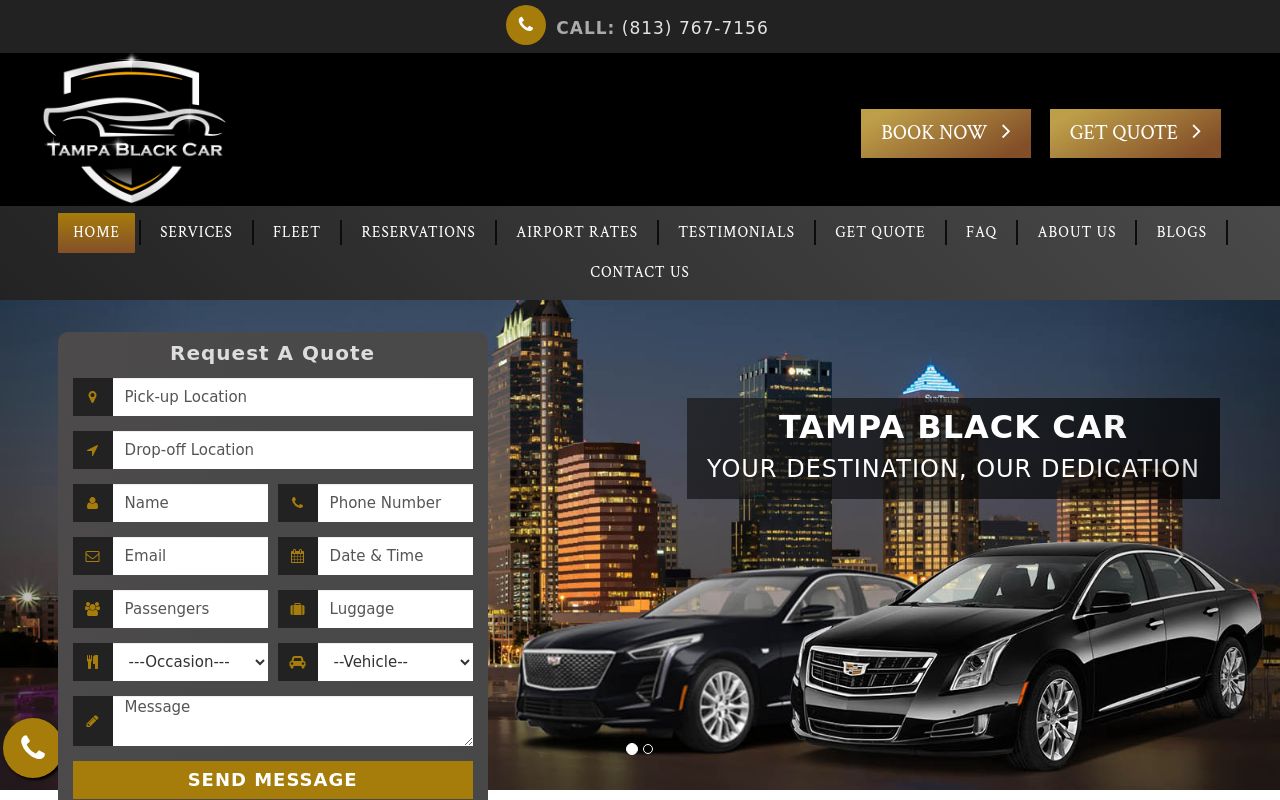 Tampa Black Car Image