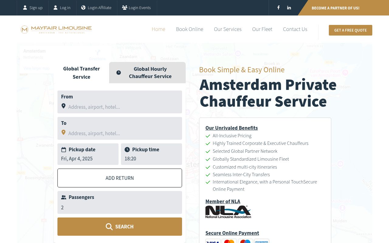 GroundConnect Group BV | Mayfair Limousine Global Services Image
