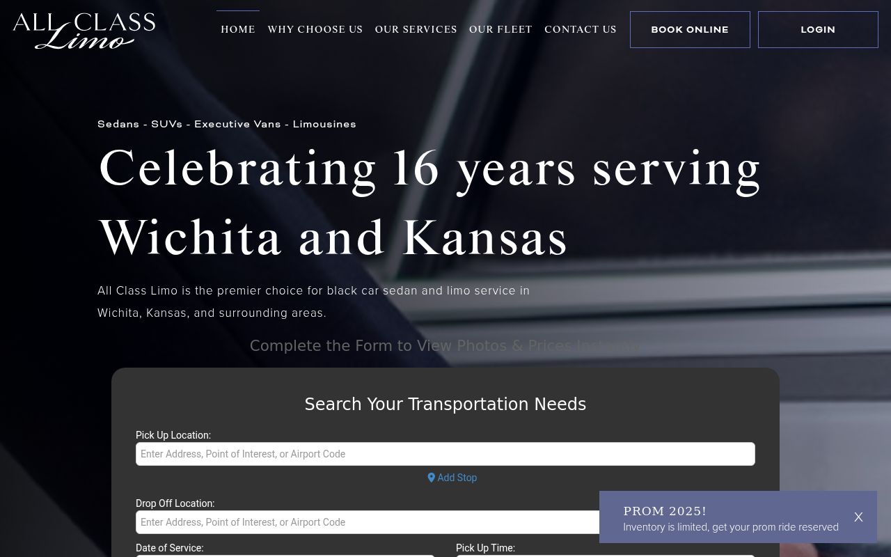 All Class Limo, Inc. Image