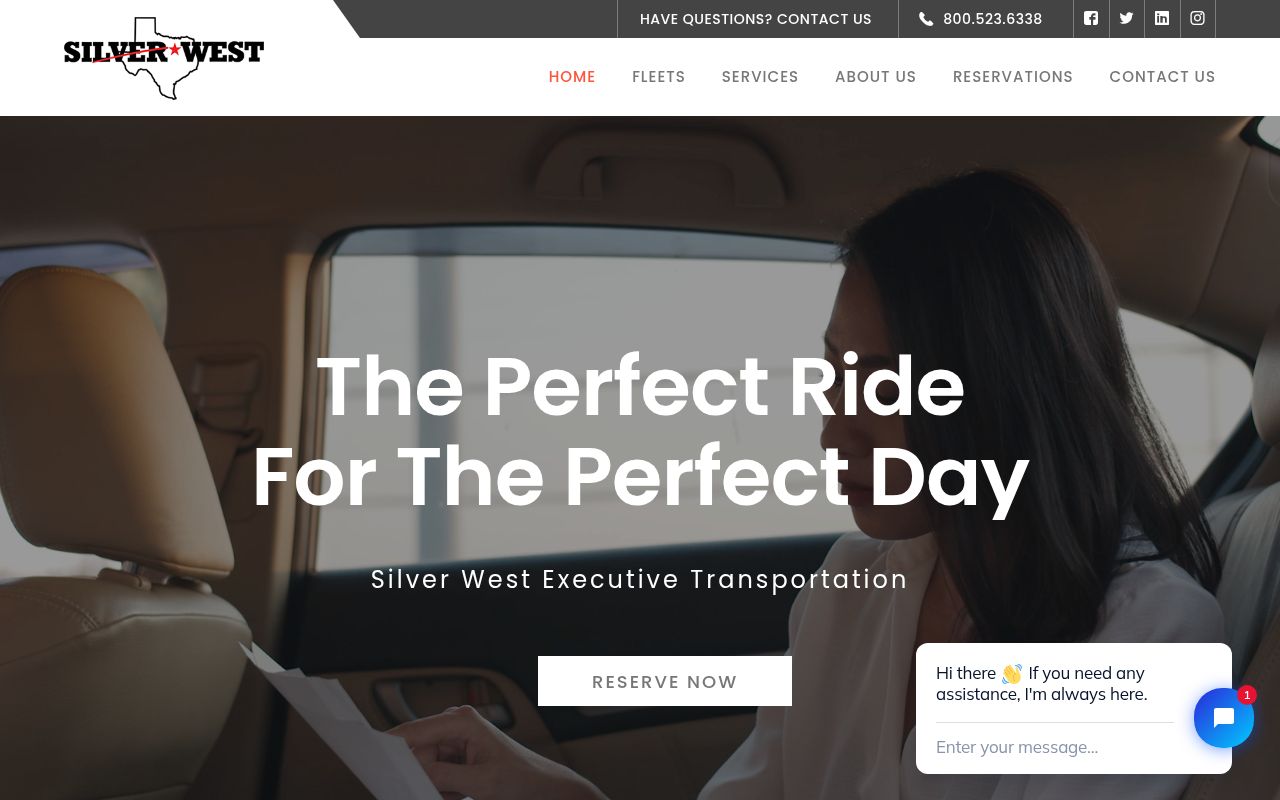 Silver West Executive Transportation Image