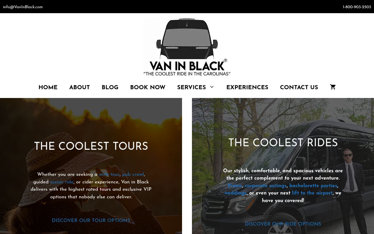 Van in Black Image