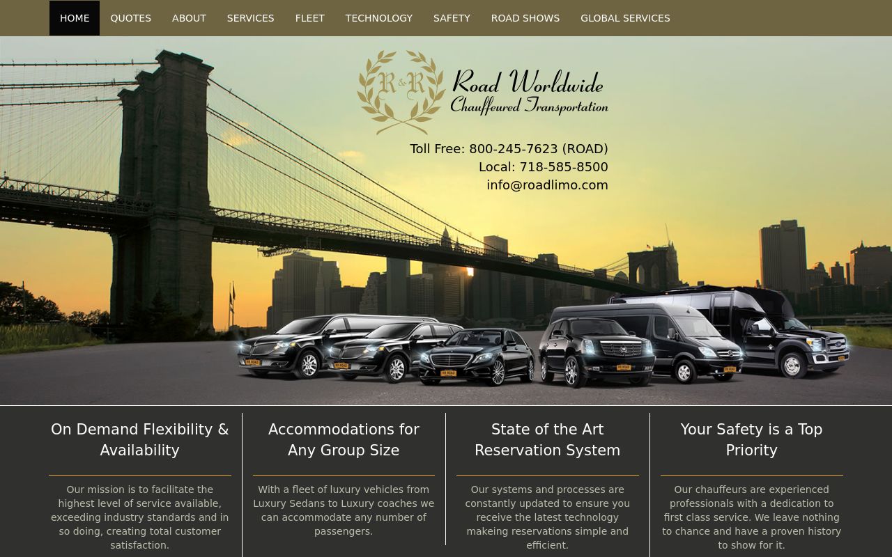 R&R Road World Wide Chauffeured Transportation Image